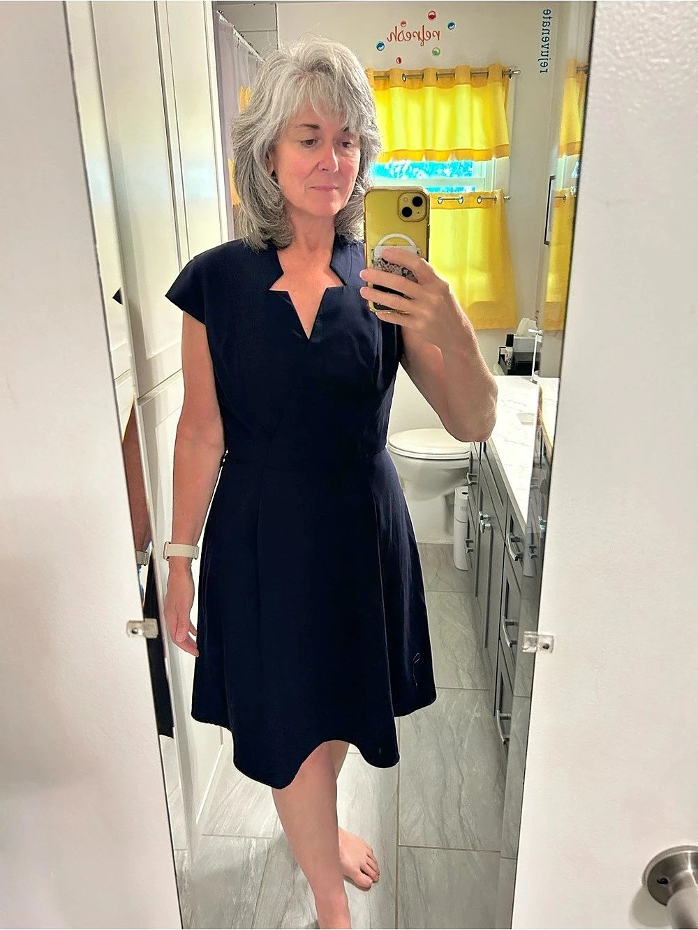 Calvin Klein Women's Black Mini Dress Like New